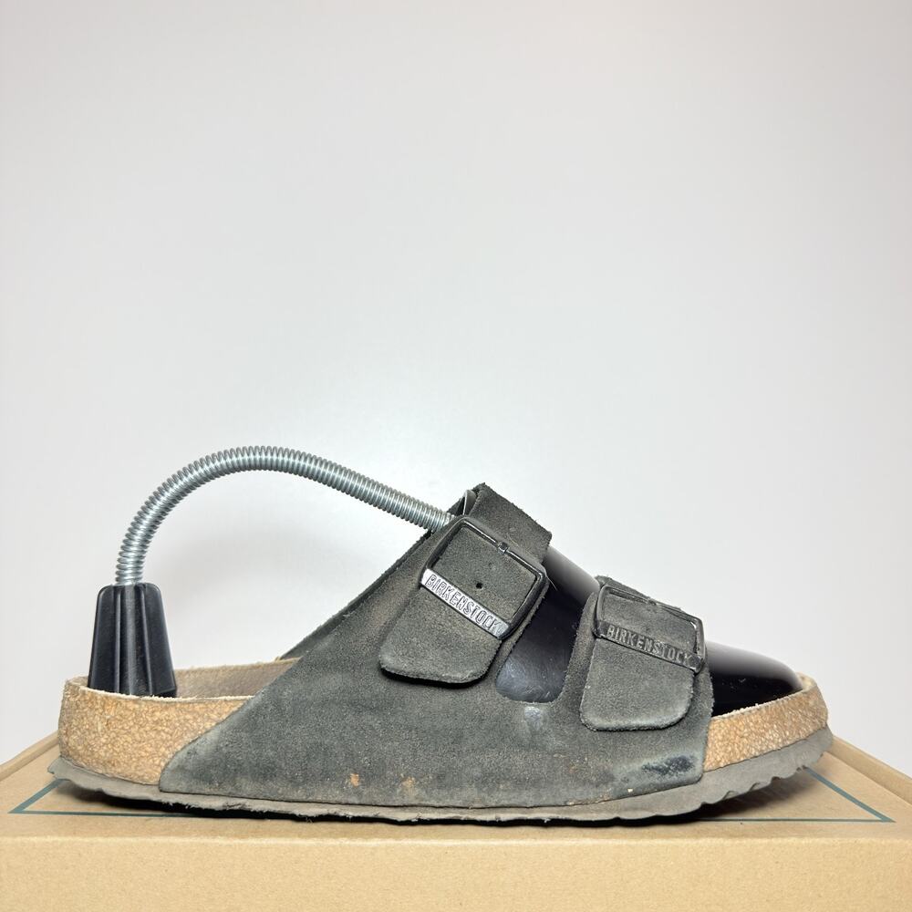Birkenstock Boston Black Patent Leather Clogs Mules Women's Shoes Slips On Sz 9